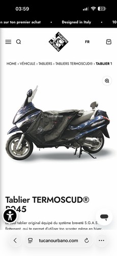Description tablier tucano - tablier,