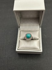 belle bague argent massif avec