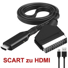Convertisseur péritel vers HDMI, câble 1 m, adaptateur audio vidéo, convertisseu