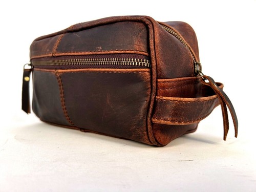 Trousse toilette cuir - trousse, de