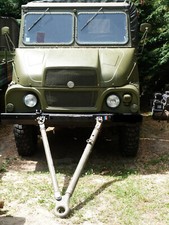 Triangle remorquage Barre dépannage attelage militaire traction Berliet Renault