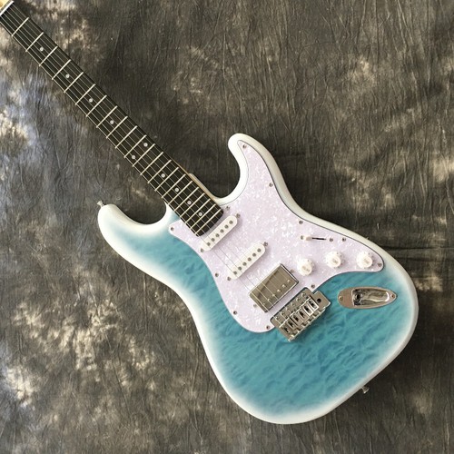 Blue quilted solid body - solid,