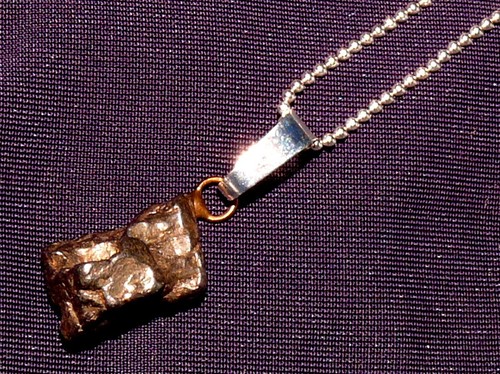 Pendentif météorite campo - météorite,