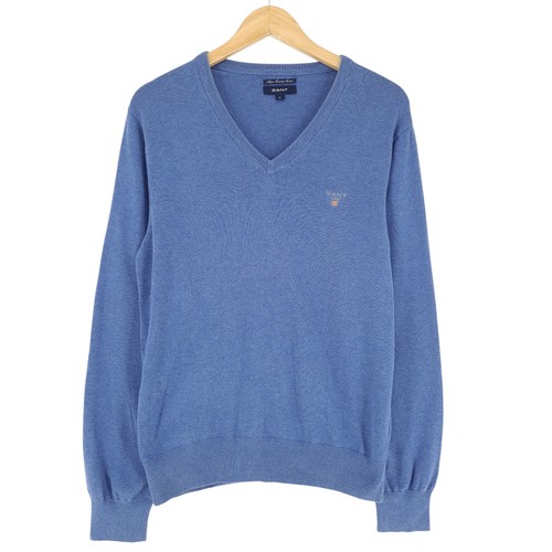 Vintage gant pull homme bleu - homme,