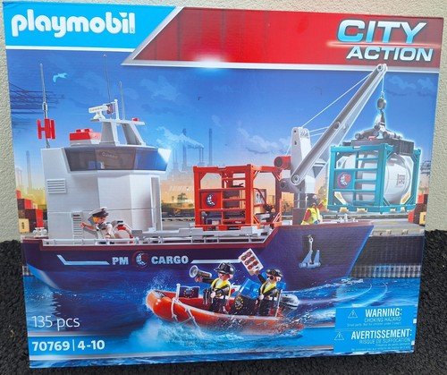 Coffret playmobil grand - , cargo