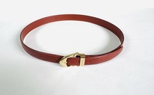 Ceinture LOUIS VUITTON en cuir épi fauve - Taille 85 Etat neuf