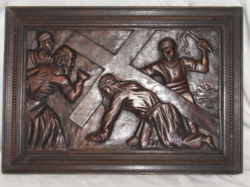 01c31 panneau bois sculpte - 01c31,