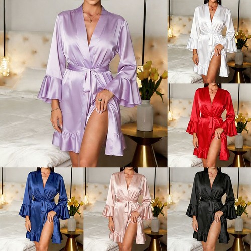 Robe soie satinée - robe,