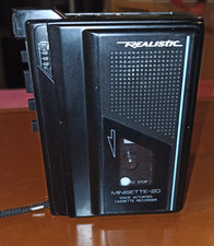 VINTAGE REALISTIC MINISETTE-20 VOICE ACTUATED CASSETTE RECORDER REALISTIC
