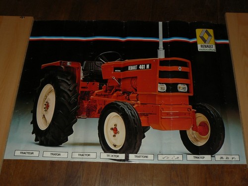 Affiche ancienne tracteur - ancienne,