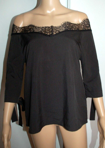 Haut blouse coloris noir