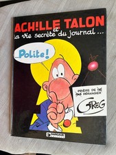 GREG ACHILLE TALON TOME 33 ET