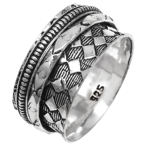 Bague toupie argent pour - bague,