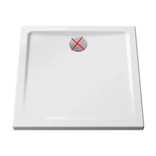 Receveur de Douche Céramique Ultra-Plat AQUANCE Belo Antigliss à Poser ou Encas