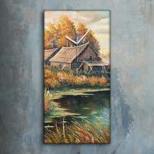 Horloge décorative sur toile