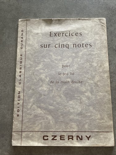 Czerny exercices sur - -, cinq