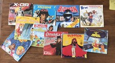 lot disques vinyles 45 tours Dessins Animés Goldorak Ulysse 31 Bioman Candy 
