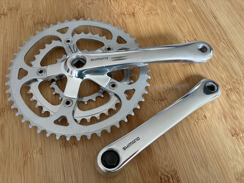Pédalier vtt vintage triple - pédalier,