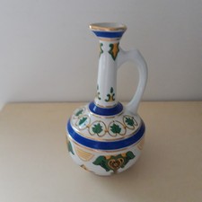 Pichet carafe publicitaire Cazanove Bordeaux porcelaine France 