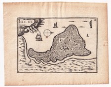 Carte XVIIe Île de Bouin