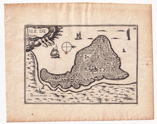 Carte xviie île bouin - Île, de