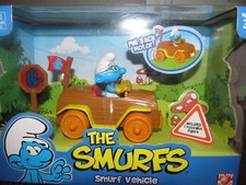 The Smurfs Smurf Vehicle and figure set new movie 2011
