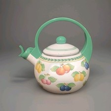 Belle Bouilloire Villeroy Et Boch French Garden TBE Métal Émaillé 