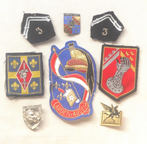 Lot insignes arme blindée - lot,
