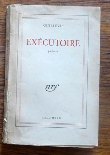 Guillevic executoire edition - guillevic,