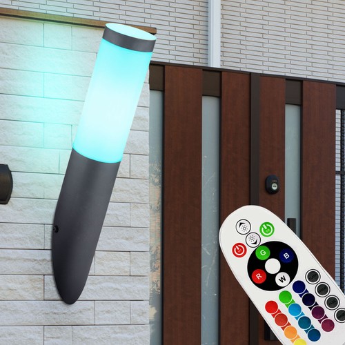 Led mur torche anthracite rgb - mur,