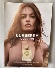Egérie Emma Mackey, Affiche carton PLV, 30x42 cm, Burberry, parfum Goddess