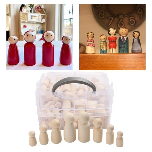 50pcs peg dolls personnes - peg,