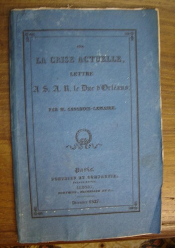 Cauchois lemaire sur la - -,