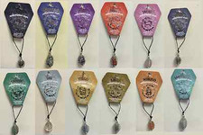 Zodiaque Pierre Précieuse Pendentif Étoile Signe Symbole Collier Avec Cadeau