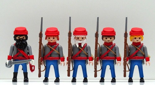 Soldat sudistes gris - x,