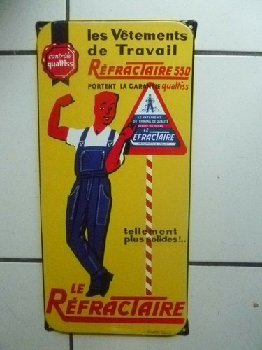Ancienne plaque emaillee - ,
