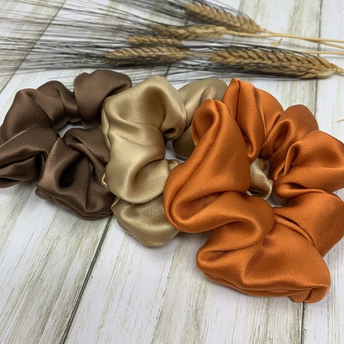100 pure silk hair scrunchies - hair,