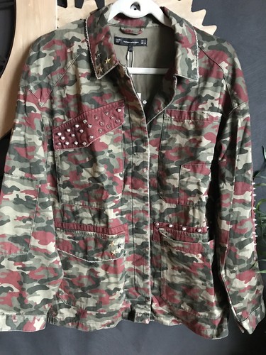 Veste zara motifs camouflage - veste,