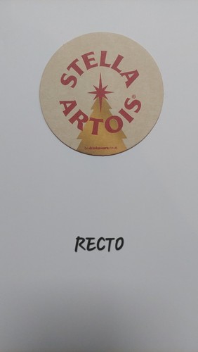 Sous bock stella - sous-bock, artois