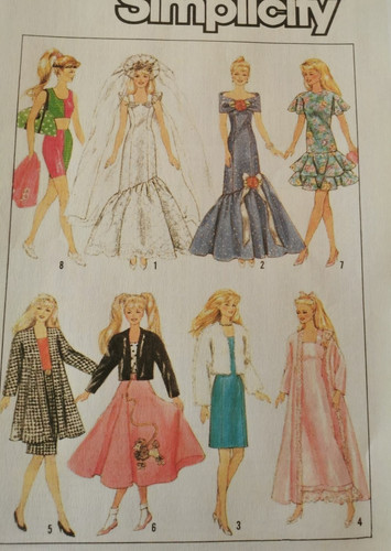 Patron simplicity barbie - simplicity,