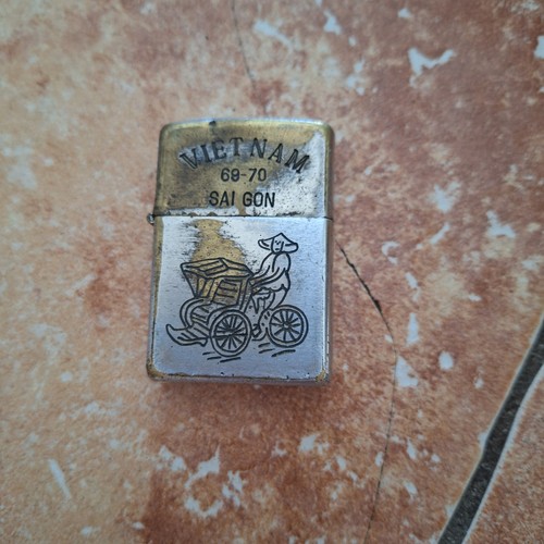 Briquet zippo vintage vietnam - vintage,