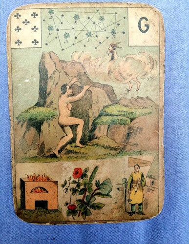 Ancienne carte tarot - ancienne,