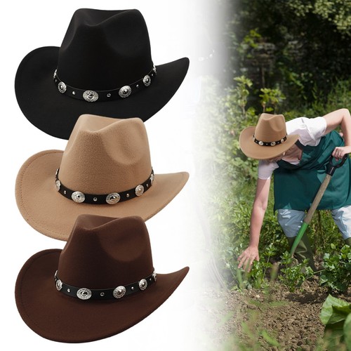 Chapeau cowboy large bord - large,