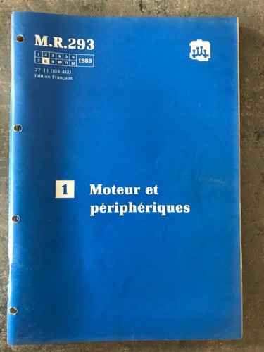 Manuel réparation 293 - réparation, mr.293