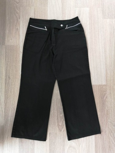 Pantacourt noir coton