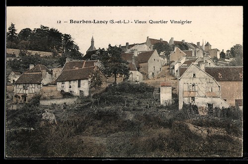 Cpa bourbon lancy vieux - cpa,