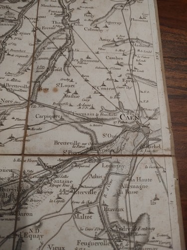 Carte cassini sur toile - carte,