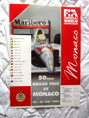 Grand prix monaco - monaco, 1992