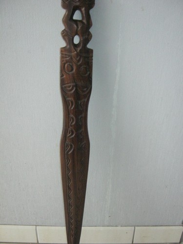 Couteau bois sculpte - bois,