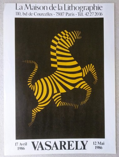 Vasarely victor affiche - vasarely,